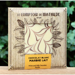 Tablet van witte chocolade en blond chocolade