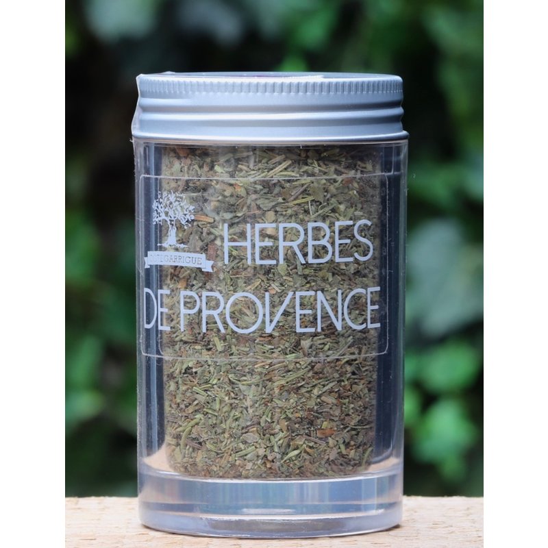 Herbes de Provence in potje met logo