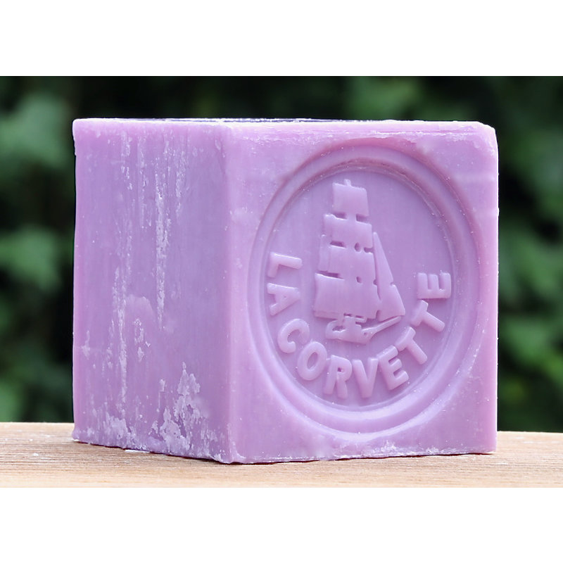 Blok Marseillezeep lavendel  200 gram