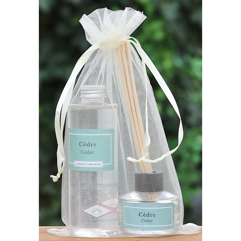 Geurstokjes ceder blanc