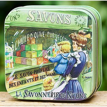 Savonnerie de Nyons Blikje zeep vitrine