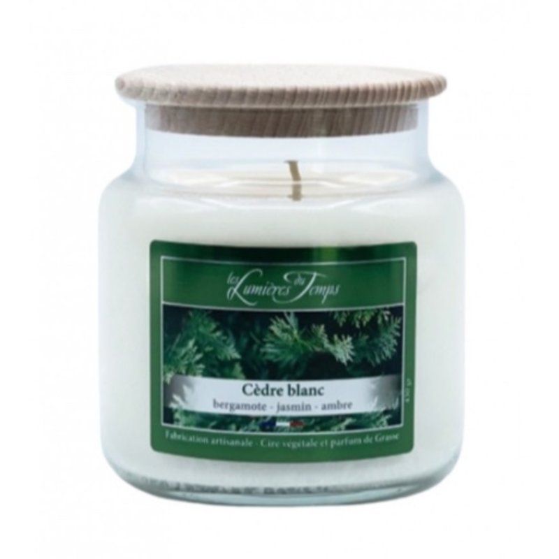 Geurkaars in glazen pot met eigen naam