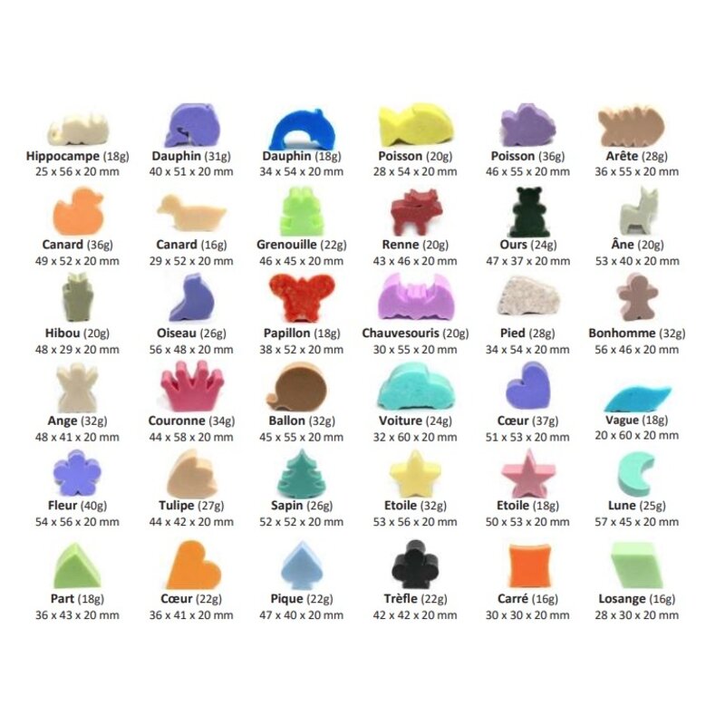 Zeep in diverse vormen