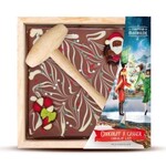 Kistjes chocolade met hamer in kerstsfeer