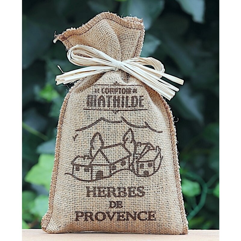 Herbes de Provence in jute zak