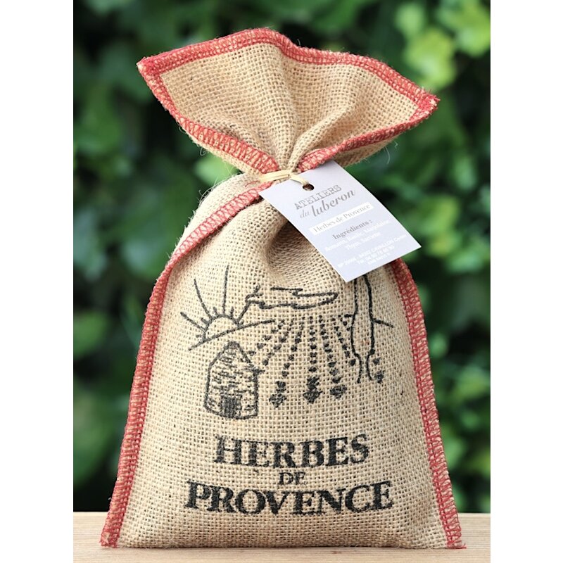 Herbes de Provence in jute zak