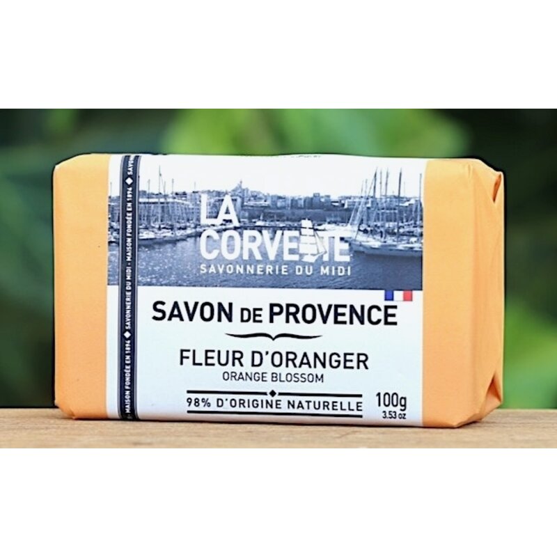 Savon de Marseille fleur d'oranger