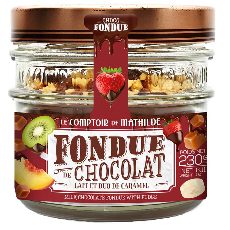Chocoladefondue pure chocolade