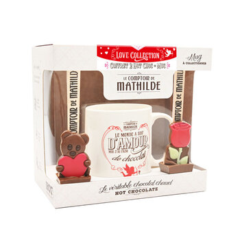 Le Comptoir de Mathilde Hot Chocolate met beker