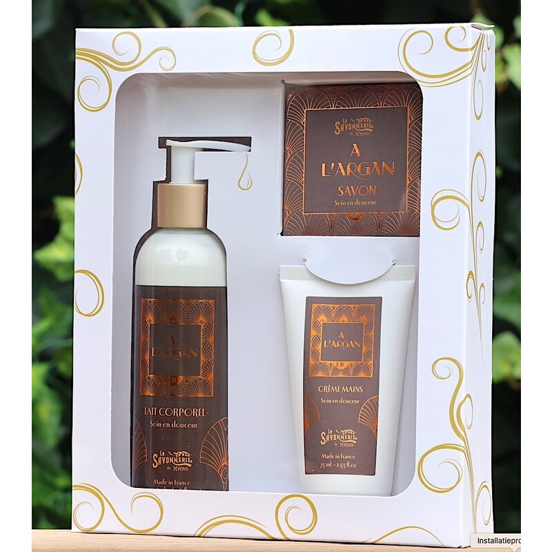 Giftbox  met verzorgingsproducten