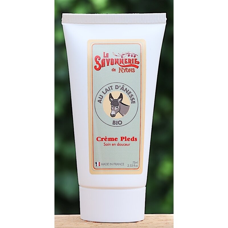 Voetencrème met ezelinnenmelk