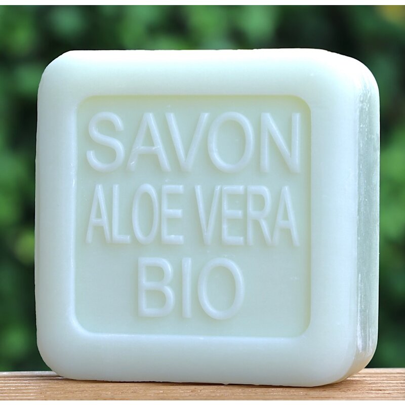 Doosje zeep met biologische aloe vera