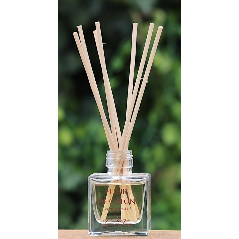 Miniflesje met geurstokjes gepersonaliseerd