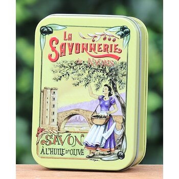 Savonnerie de Nyons Groot blik zeep olijvenpluk