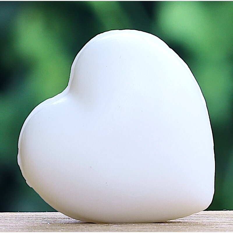 Organzazakje met stippen en hartzeepje