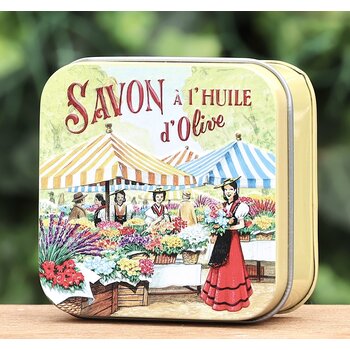 Savonnerie de Nyons Blikje zeep markt