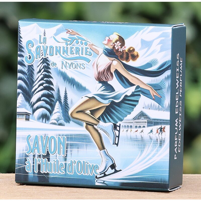 Doosje zeep schaatsen