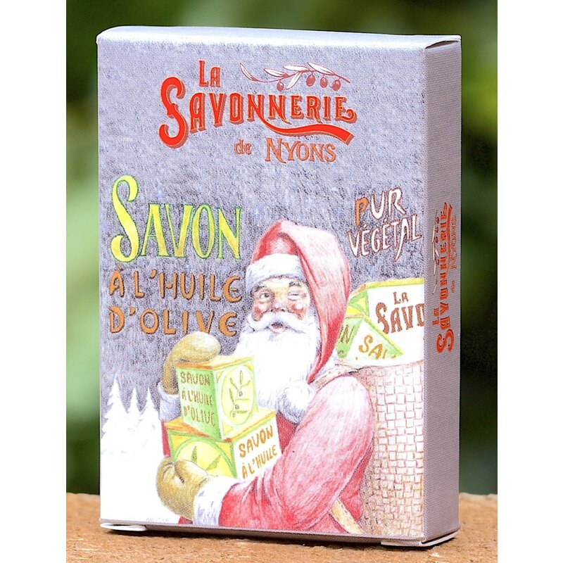 Doosje gastenzeepje kerstman in bad