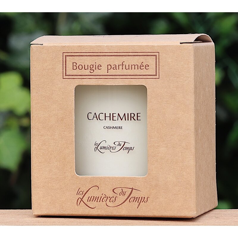 Grote geurkaars in gepersonaliseerd luxe doosje