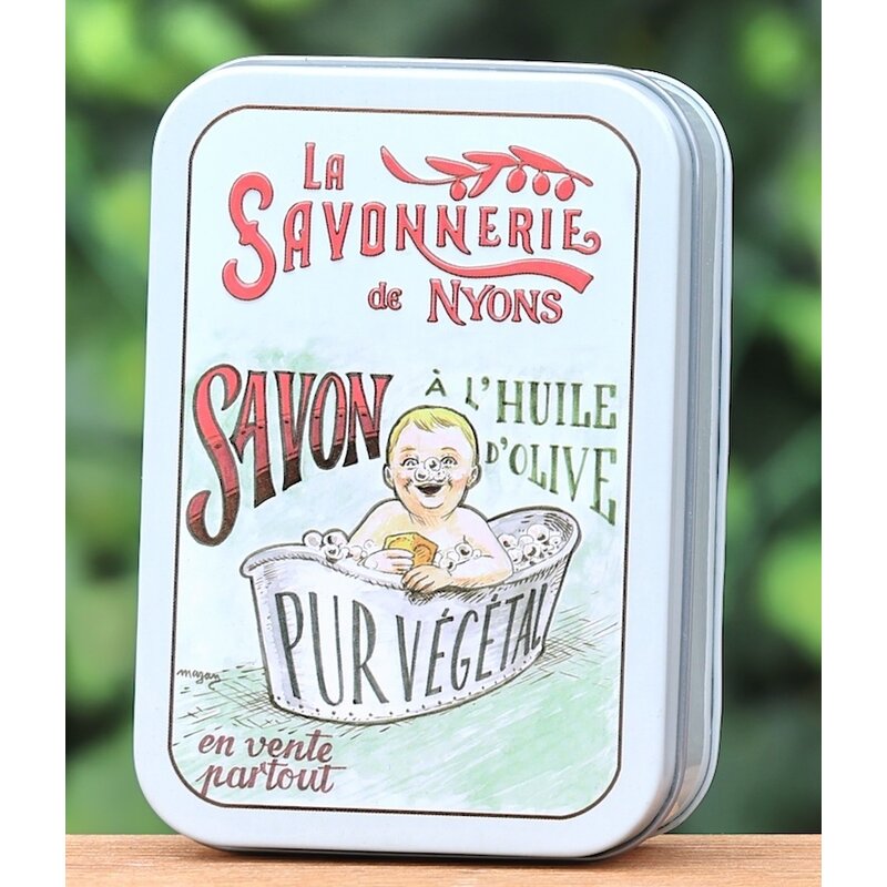 12 grote blikken zeep moeder en kind