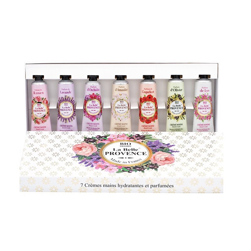 Giftbox 7 tubes handcreme