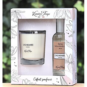 Les Lumières du Temps Giftbox kaars/roomspray