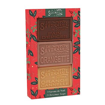 Savonnerie de Nyons Giftbox met drie zepen