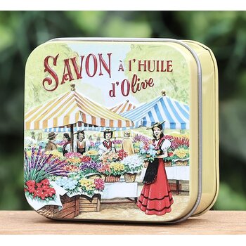 Savonnerie de Nyons Blikje zeep markt