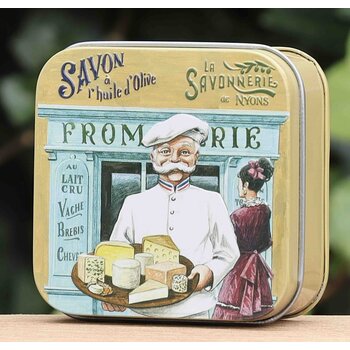 Savonnerie de Nyons Blikje zeep kaasboer