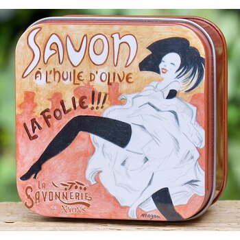 Savonnerie de Nyons Blikje zeep Folies Bergère