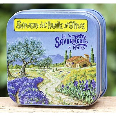 Blikje zeep Provence