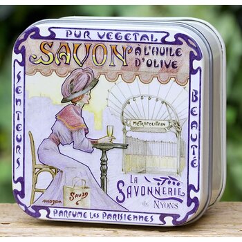 Savonnerie de Nyons Blikje zeep Art deco