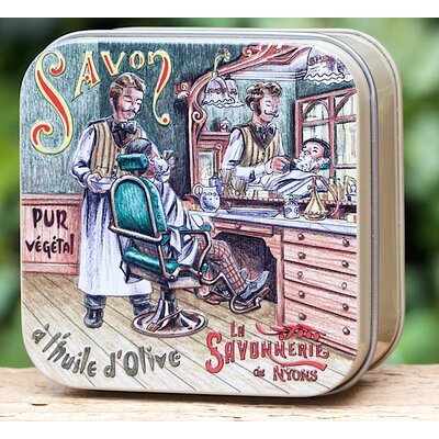 Blikje zeep barbershop