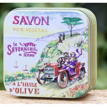 Savonnerie de Nyons Blikje zeep oldtimer