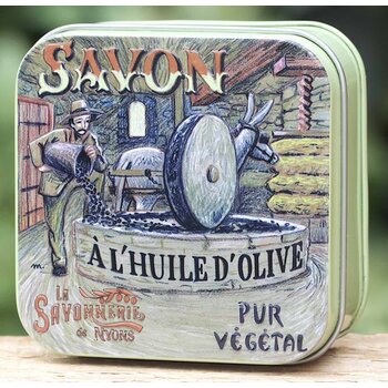 Savonnerie de Nyons Blikje zeep moulin