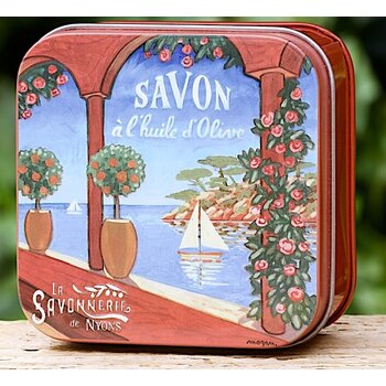 Savonnerie de Nyons Blikje zeep Rivièra