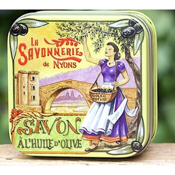 Savonnerie de Nyons Blikje zeep olijvenpluk