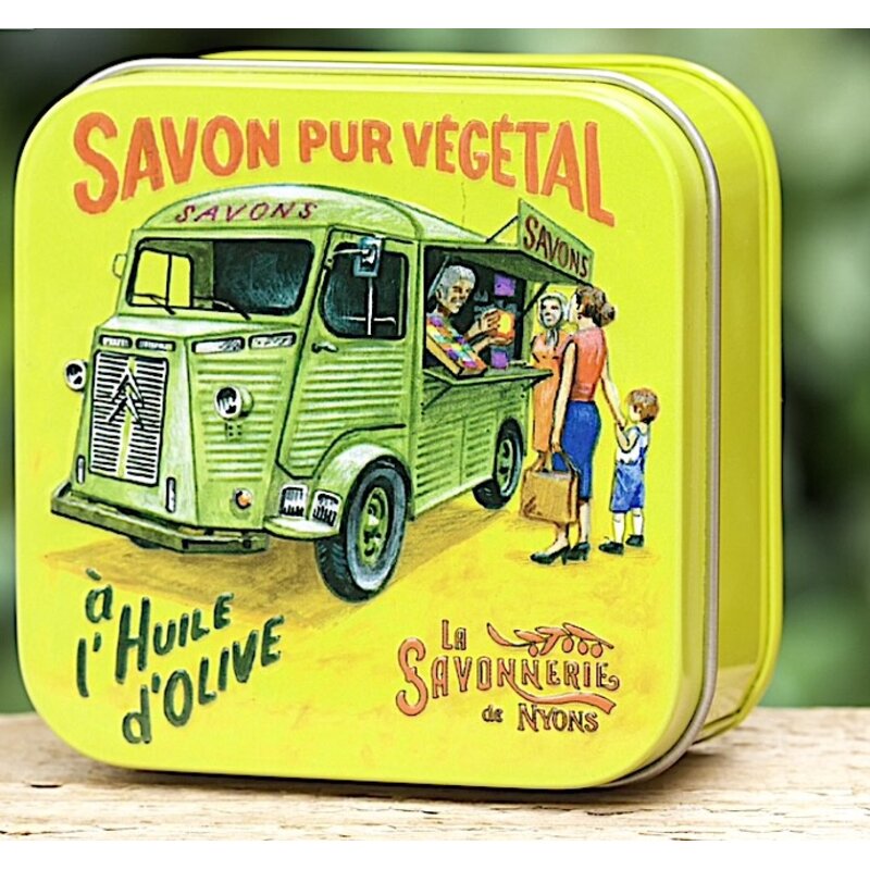 Blikje met Savon de Marseille koopman