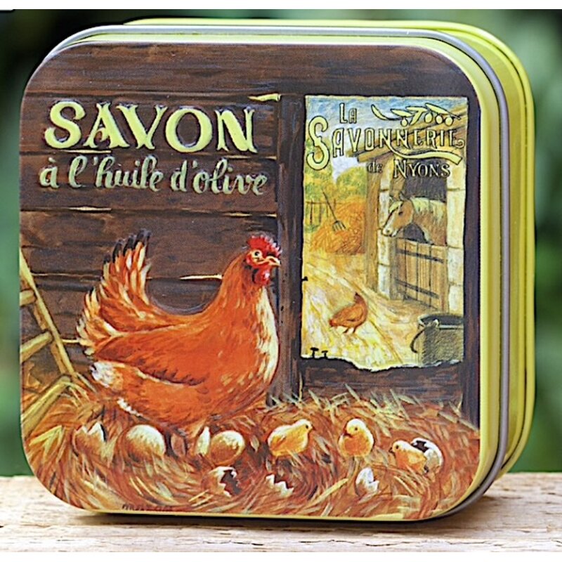 Blikje Savon de Marseille kippen