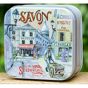 Savonnerie de Nyons Blikje zeep Montmartre