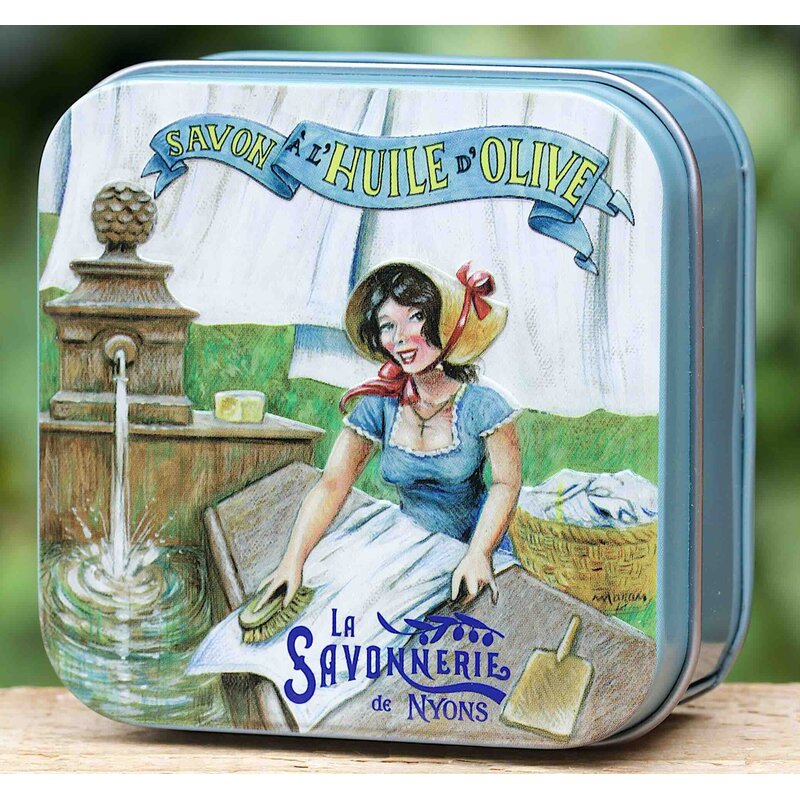 Blikje Savon de Marseille wasvrouw