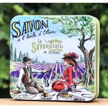 Savonnerie de Nyons Blik 4 zepen picknick