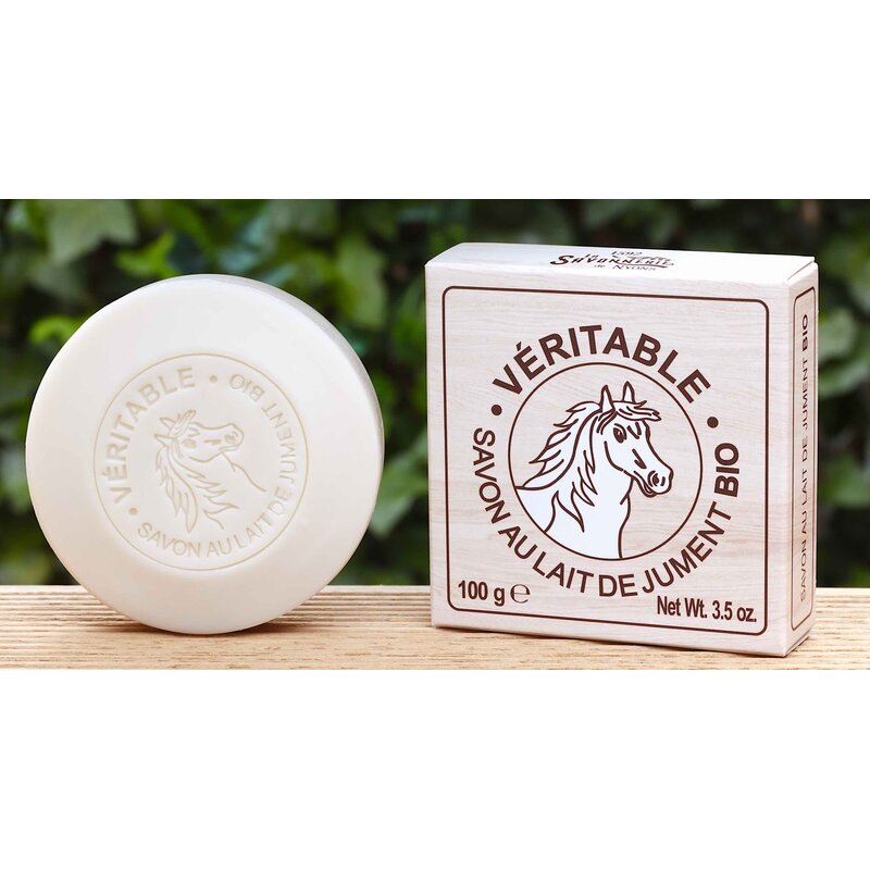 Doosje zeep met biologische merriemelk