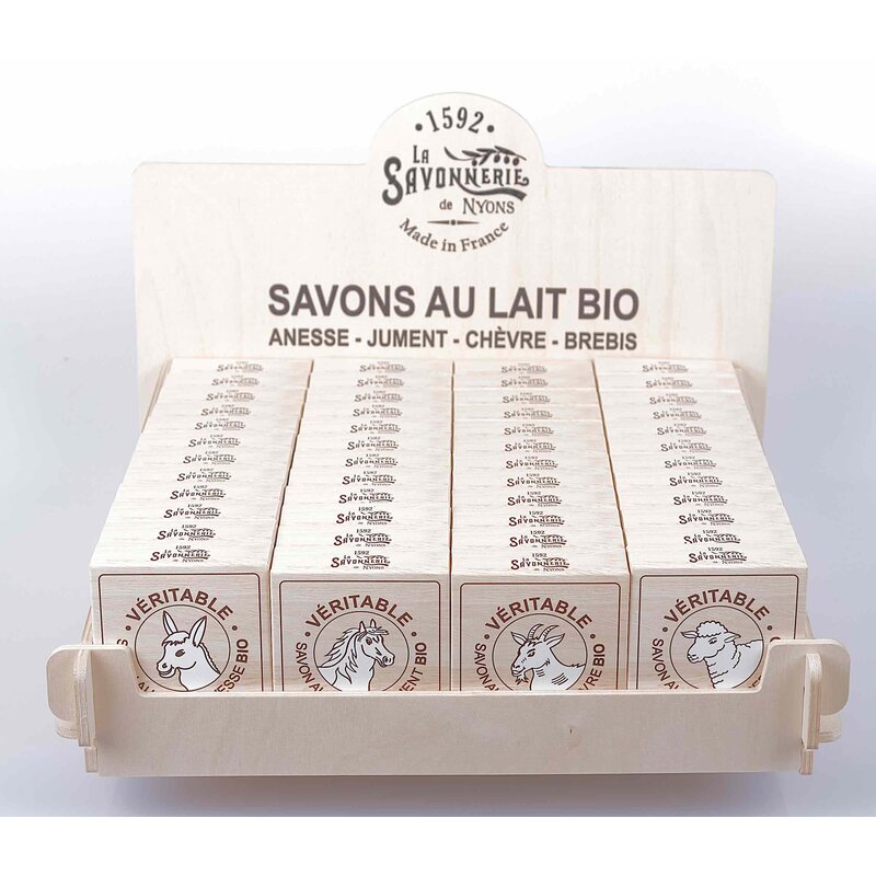 Doosje zeep met biologische ezelinnenmelk