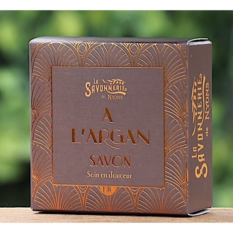 Doosje zeep met biologische arganolie