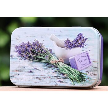 Lumière de Provence Blikje zeep lavendel