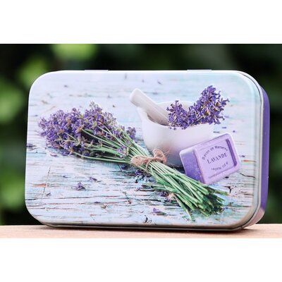 Blikje zeep lavendel