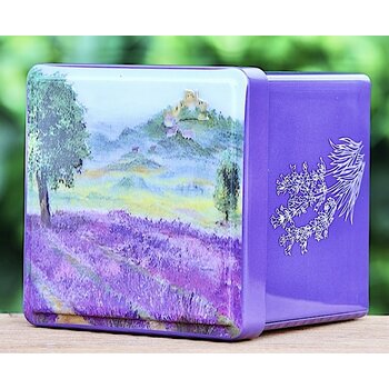 Lumière de Provence Blikje lavendelbloemetjes