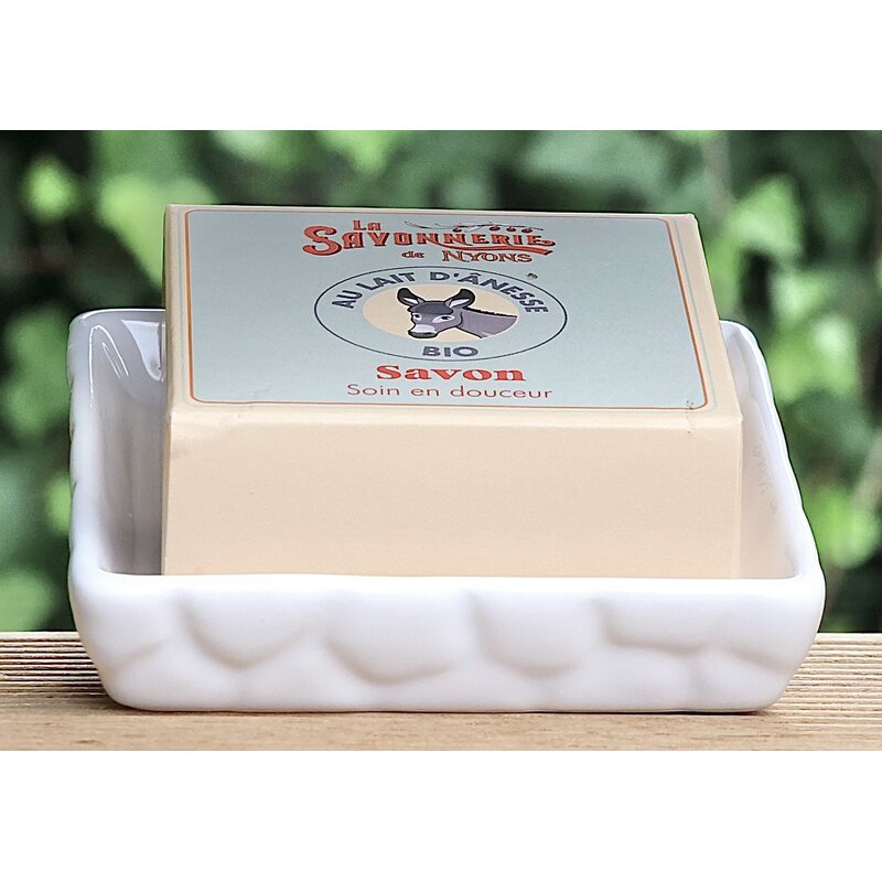 Doosje zeep met biologische ezelinnenmelk