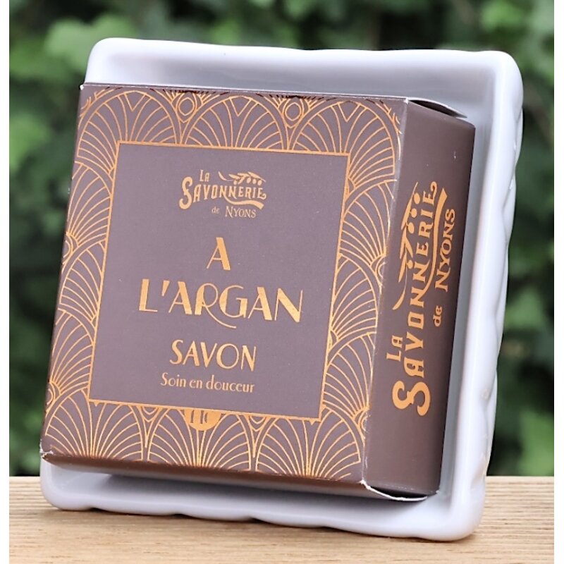 Doosje zeep met biologische arganolie